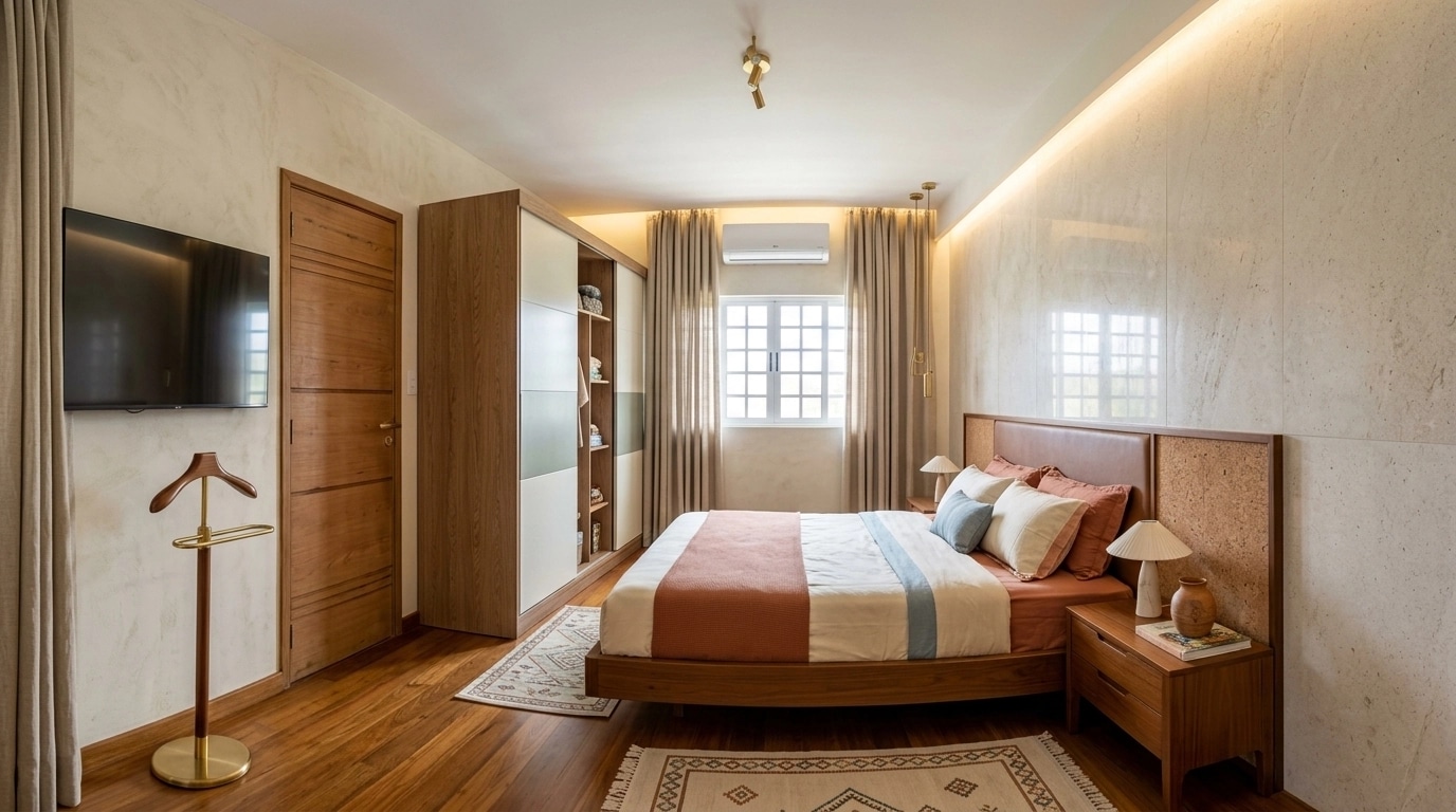Portuguese Modern Chambre design — interior photo by GenRoom AI