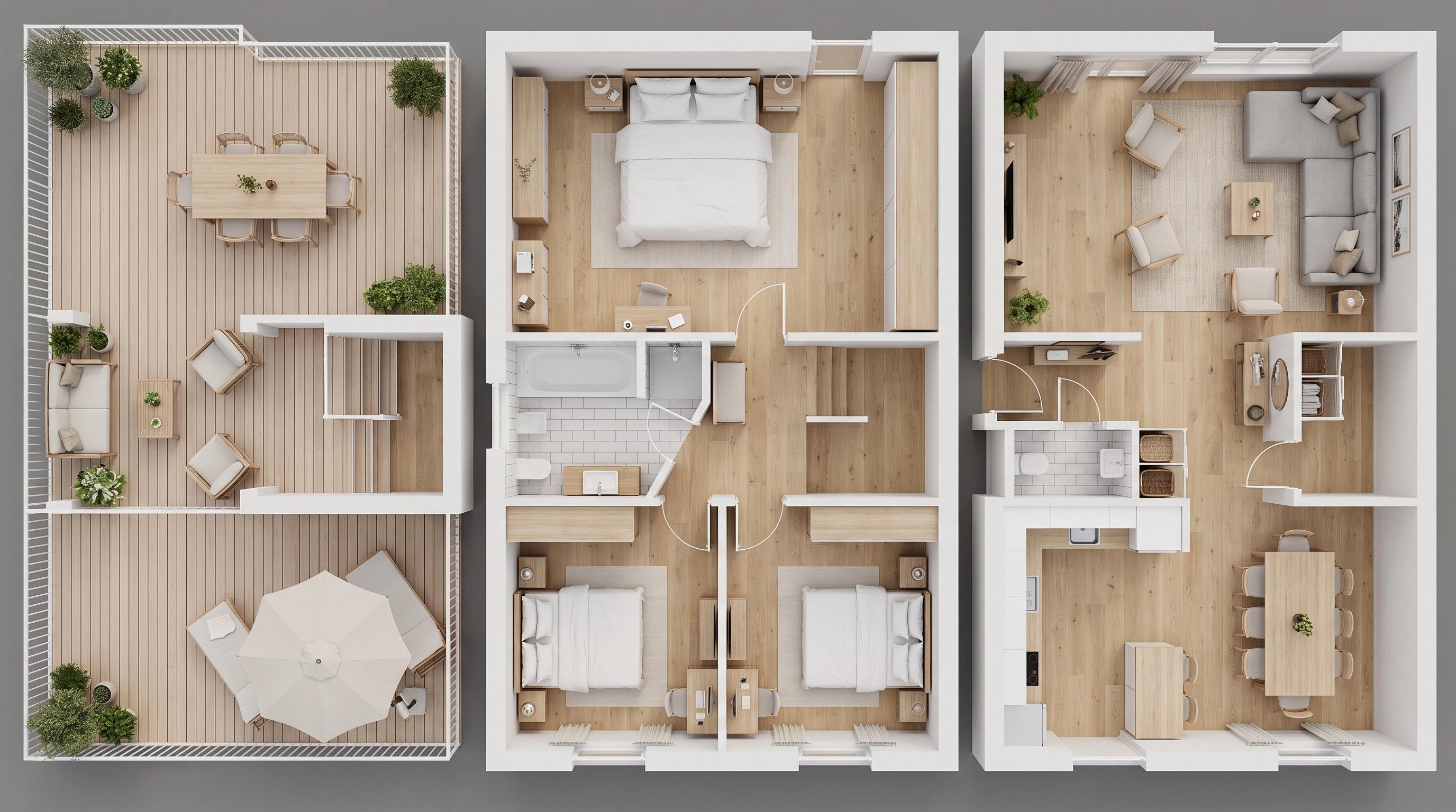 Scandinavian Living Room design — interior photo by GenRoom AI