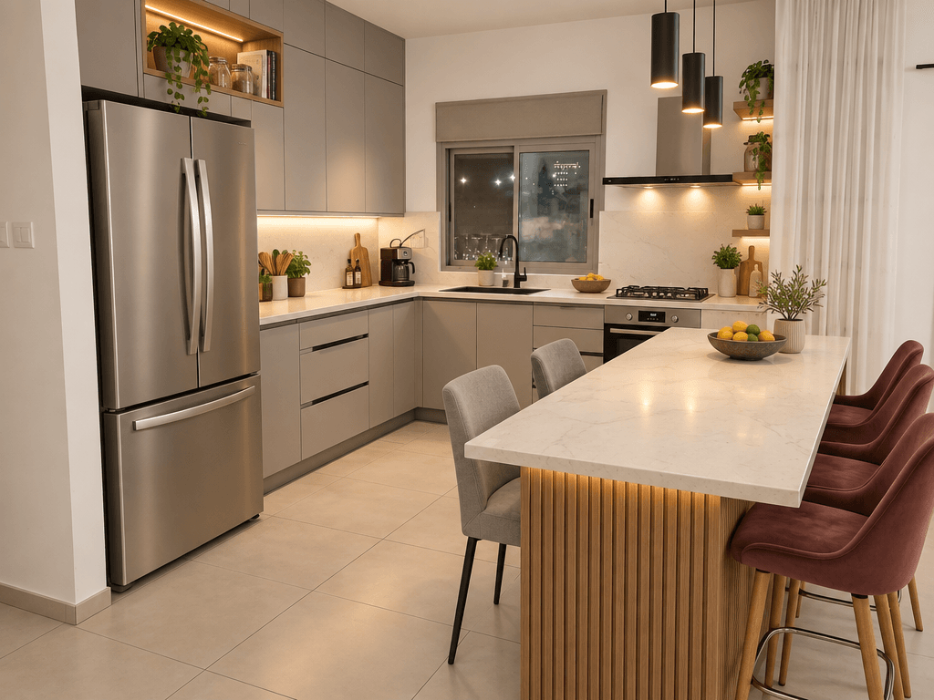 Kitchen interior in no_style style — photo by GenRoom AI