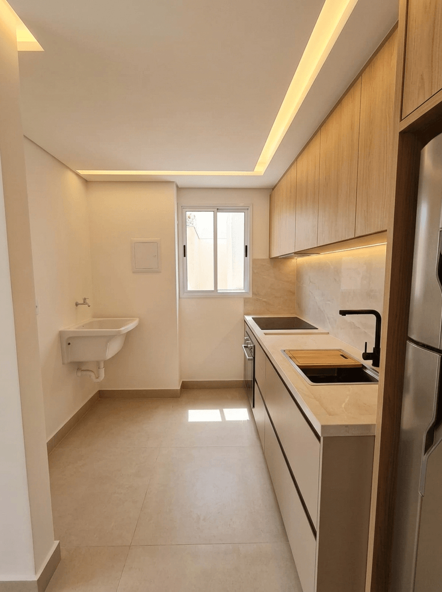 Interior design in Japandi style — Kitchen by GenRoom AI
