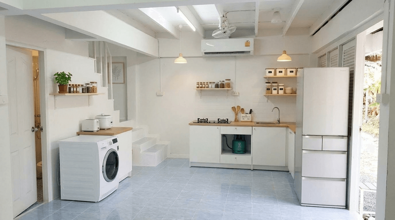 Kitchen interior in no_style style — photo by GenRoom AI