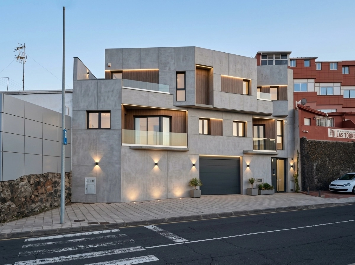 Minimalist Facade Facade design — facade photo by GenRoom AI
