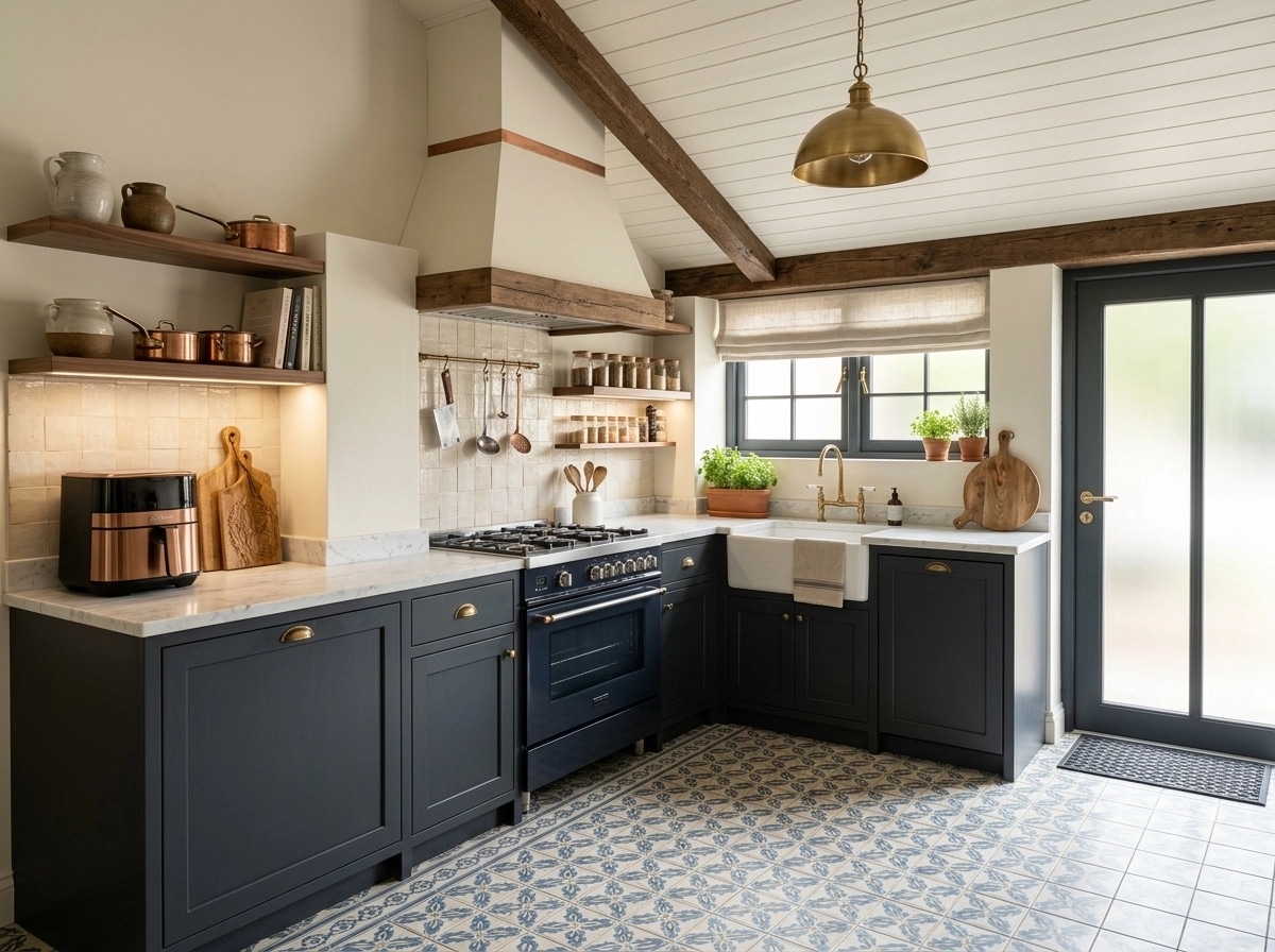 Modern Farmhouse Kitchen design — interior photo by GenRoom AI
