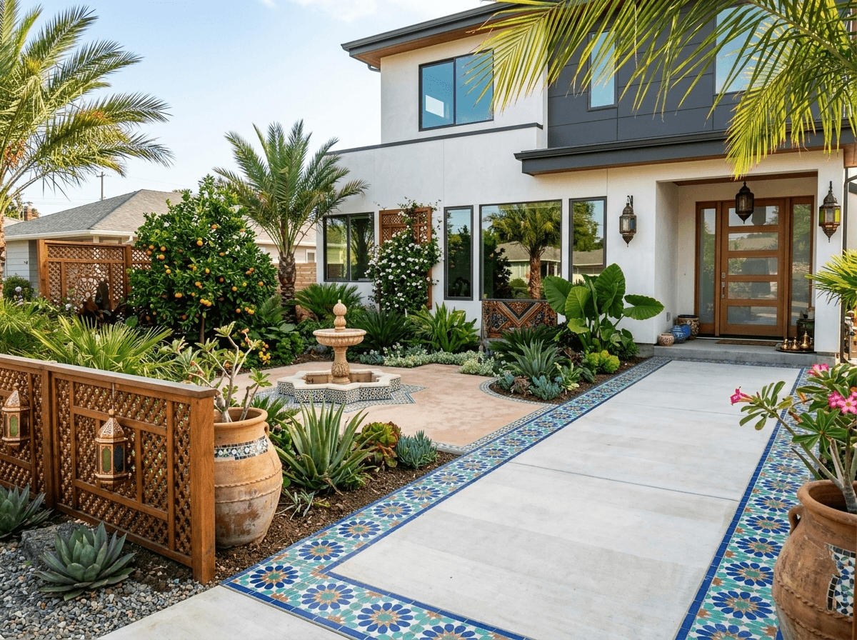 Yard design in no_style style — photo by GenRoom AI