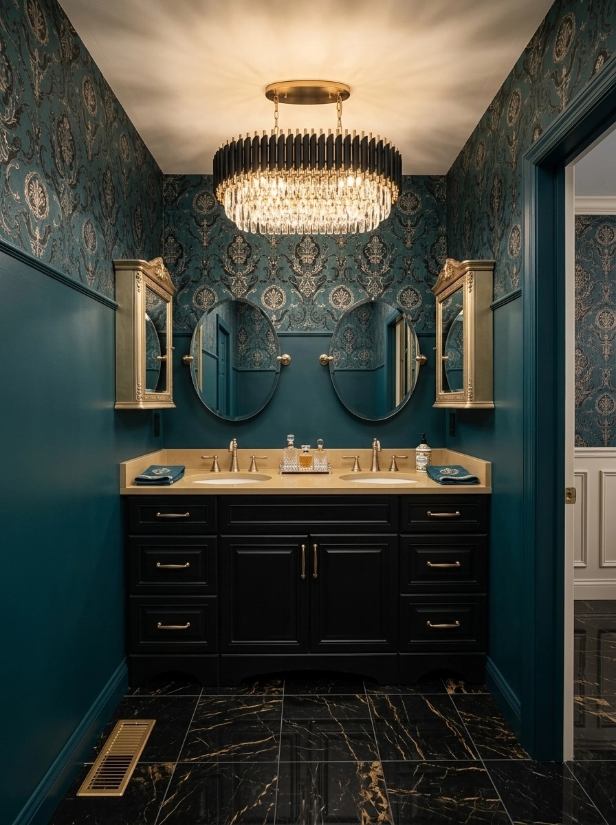 Bathroom interior in Classic style — photo by GenRoom AI