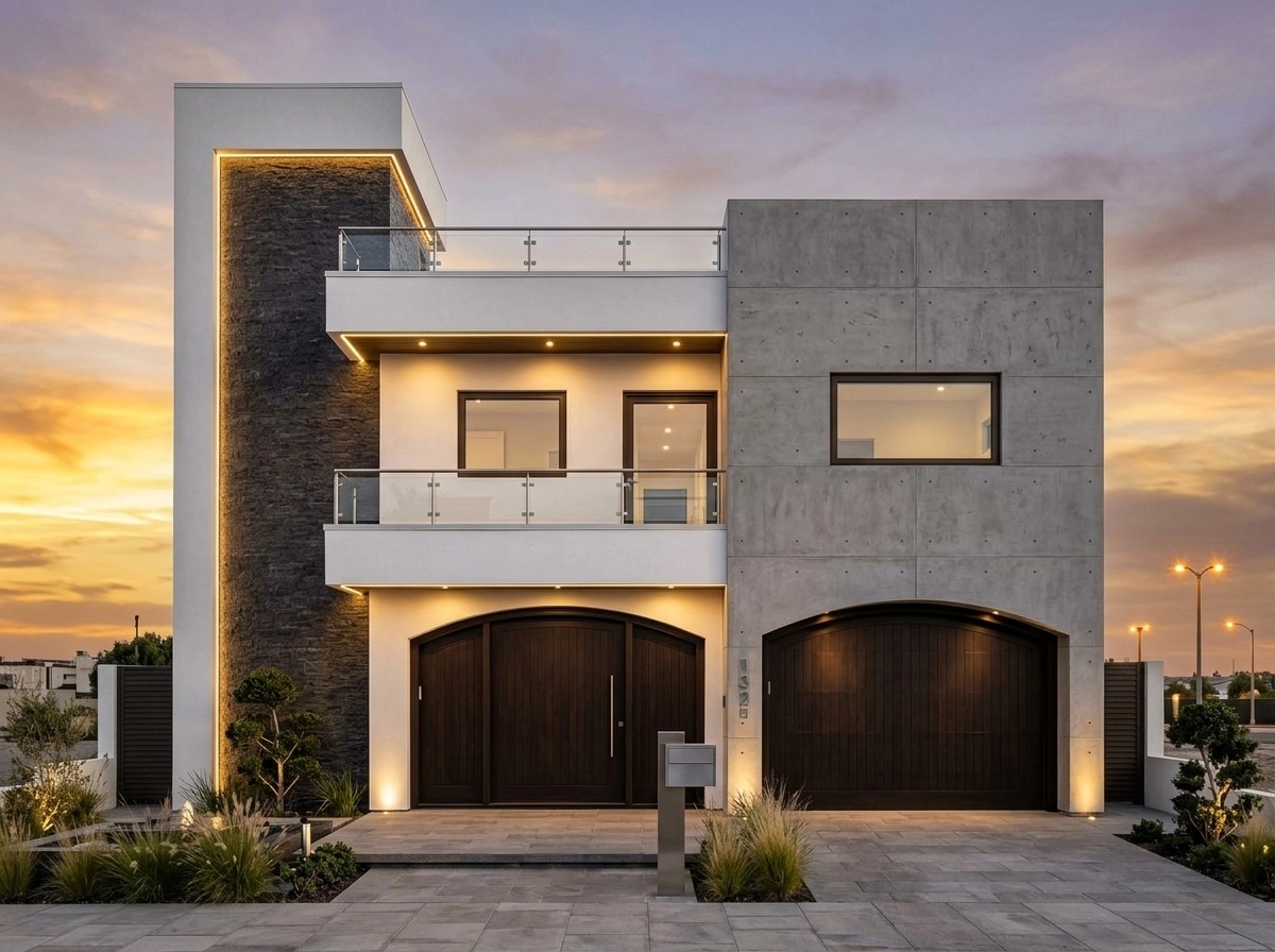Contemporary Facade Facade design — facade photo by GenRoom AI