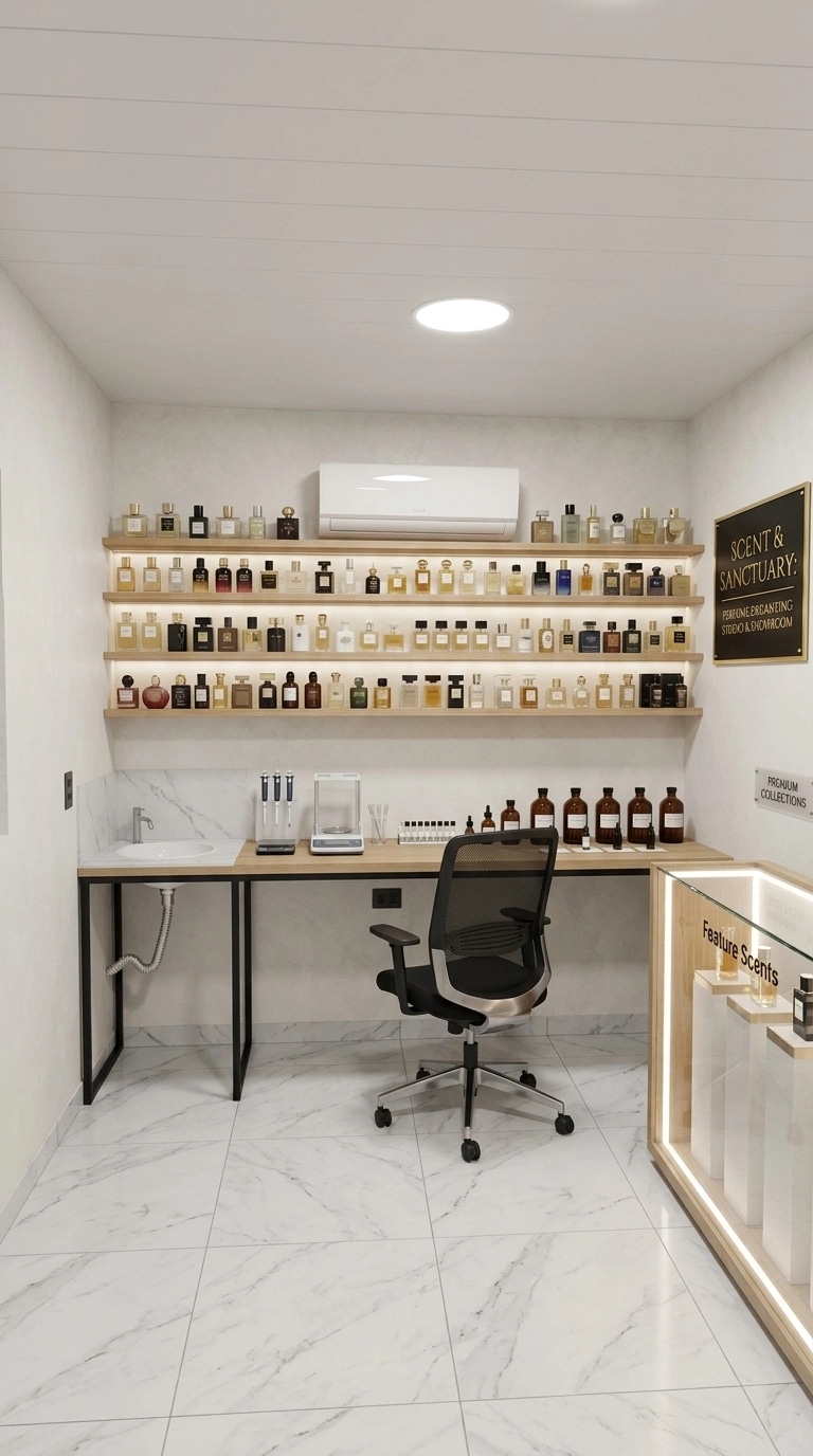 Interior design in Minimalism style — showroom by GenRoom AI