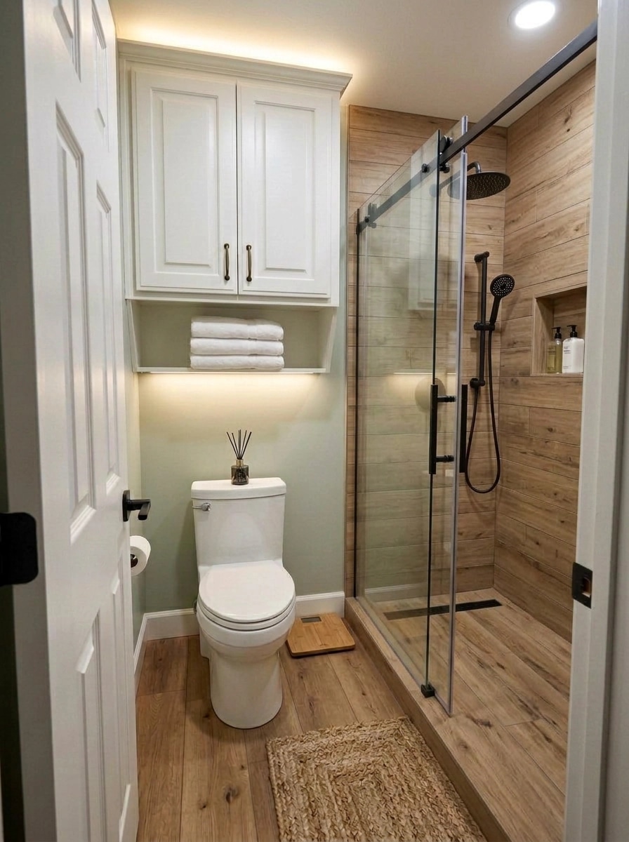 Interior design in Modern Farmhouse style — Bathroom by GenRoom AI