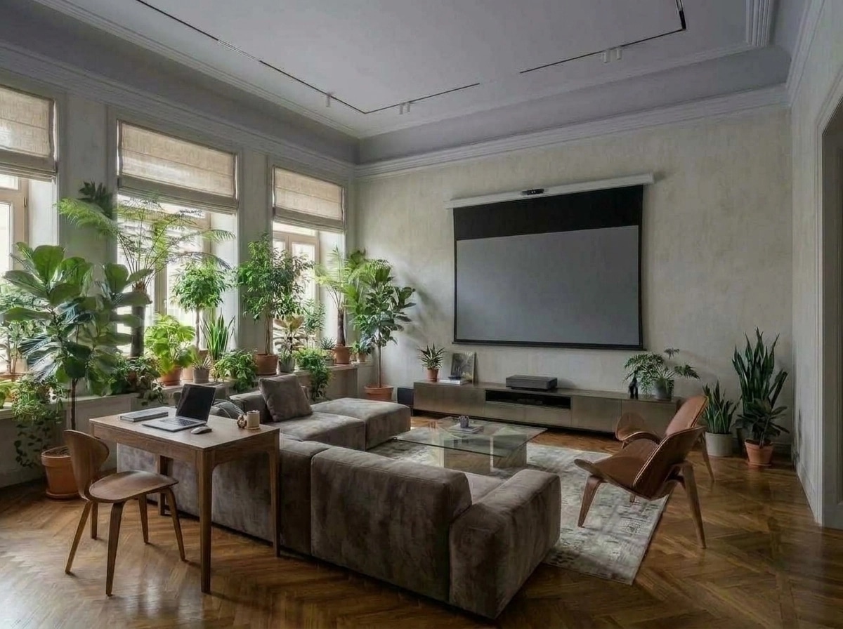 Interior design in Contemporary style — Living Room by GenRoom AI