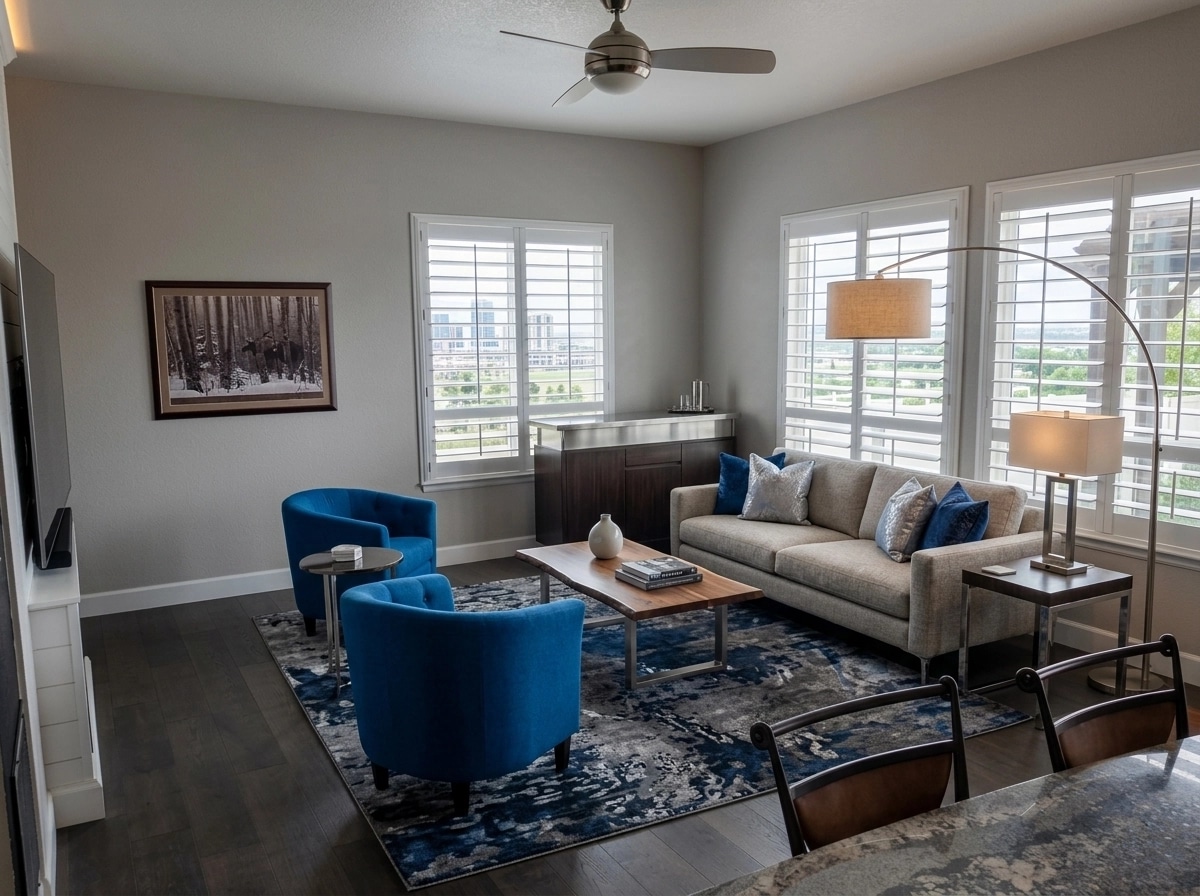 Interior design in Contemporary style — Living Room by GenRoom AI