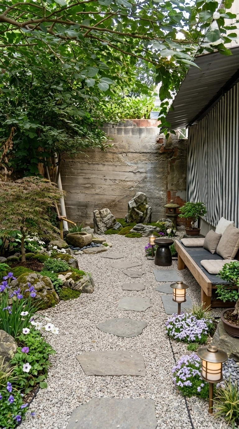 Design paysager en style Japanese Garden — Jardin par GenRoom AI
