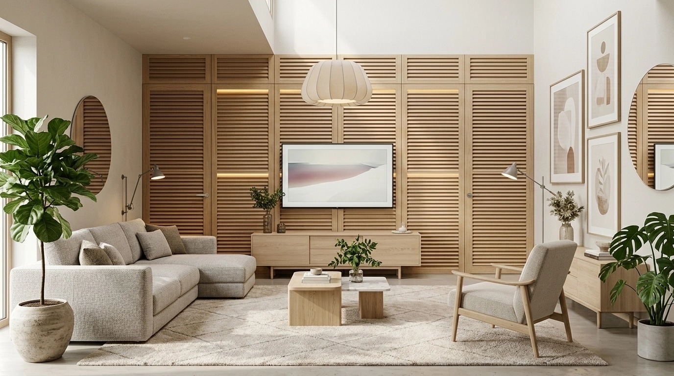 Scandinavian Living Room design — interior photo by GenRoom AI