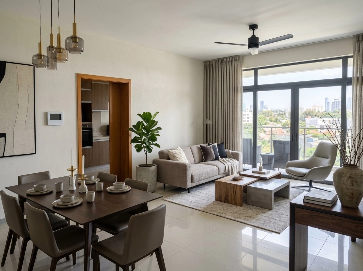 Interior design in Contemporary style — Living Room by GenRoom AI