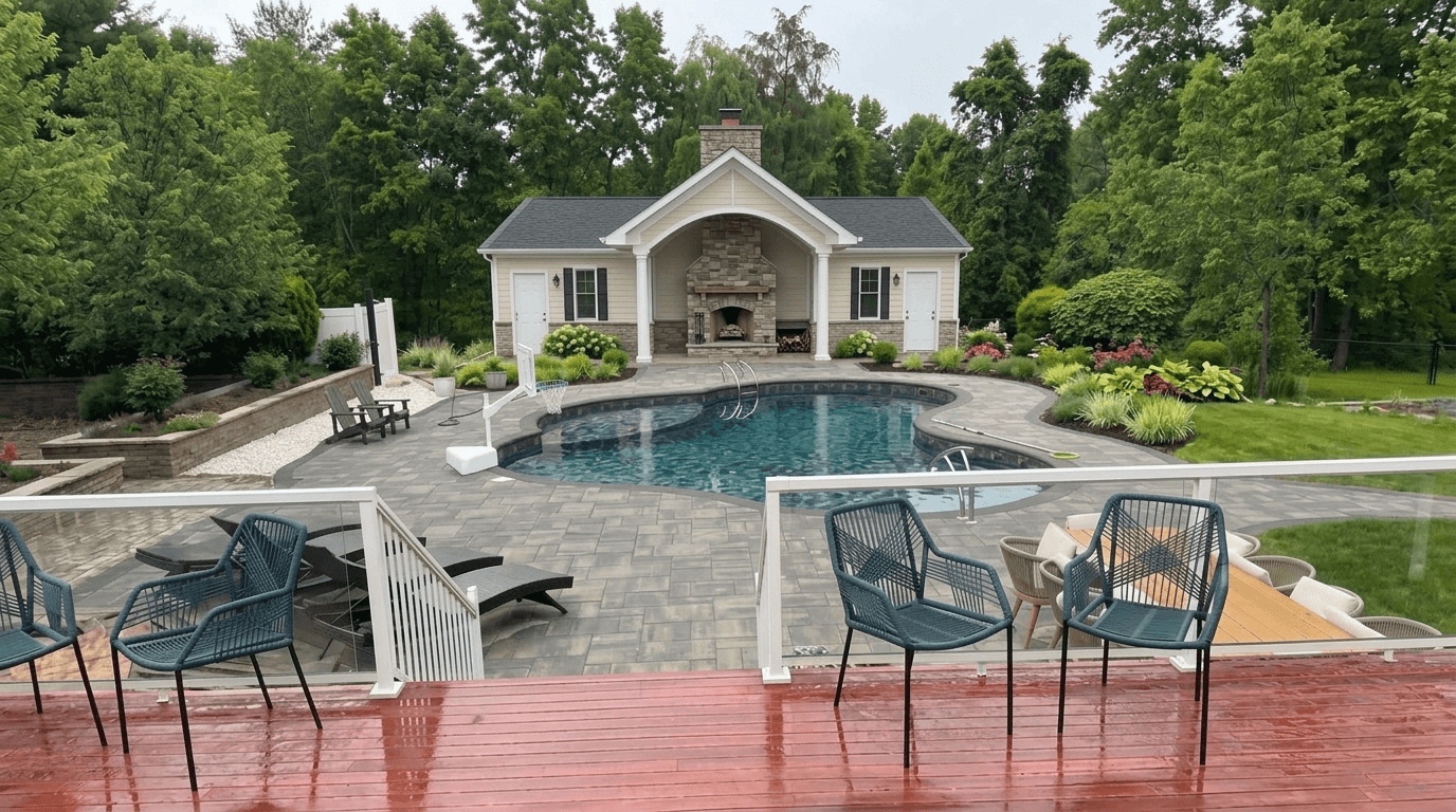 Yard design in no_style style — photo by GenRoom AI