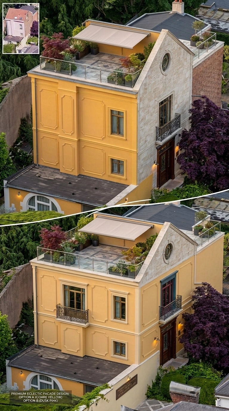 Facade design in Eclectic Facade style — Facade by GenRoom AI