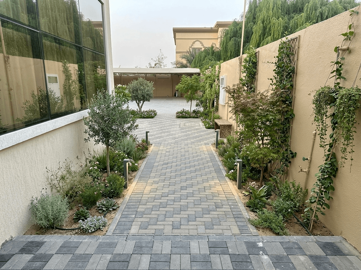 Yard design in no_style style — photo by GenRoom AI