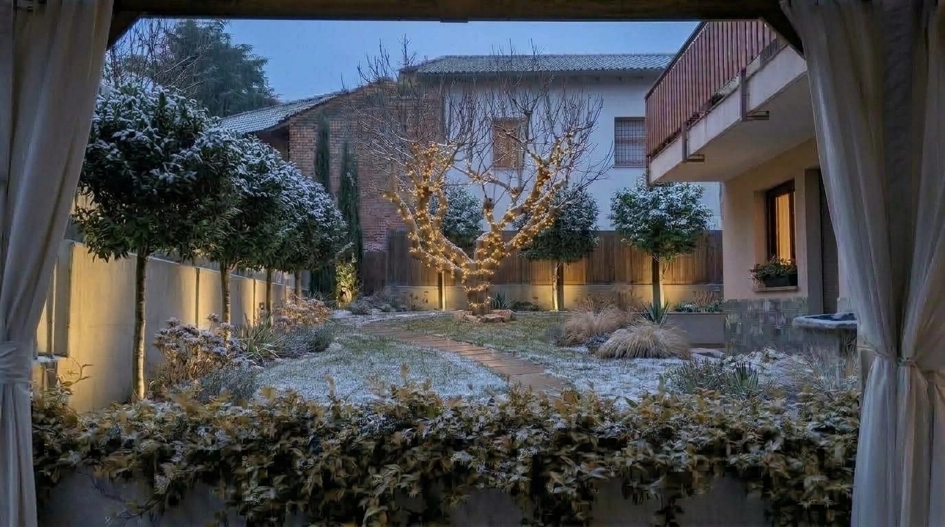 Yard design in no_style style — photo by GenRoom AI