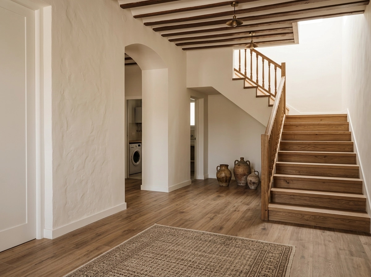 Hallway interior in Modern Farmhouse style — photo by GenRoom AI