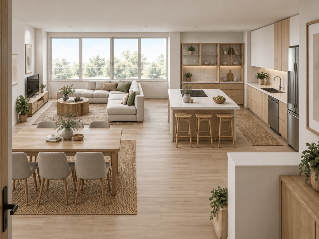 Scandinavian Living Room design — interior photo by GenRoom AI