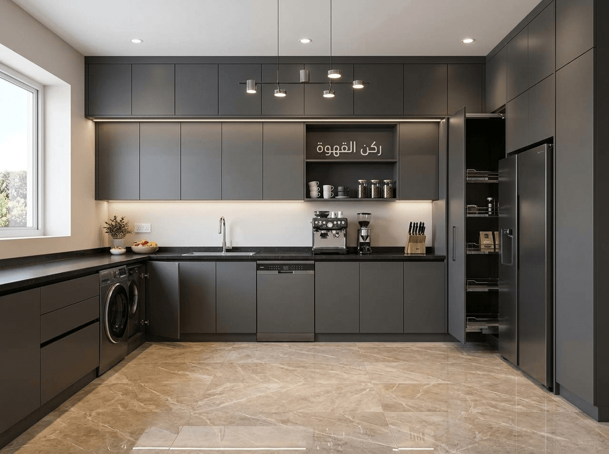 Kitchen interior in no_style style — photo by GenRoom AI