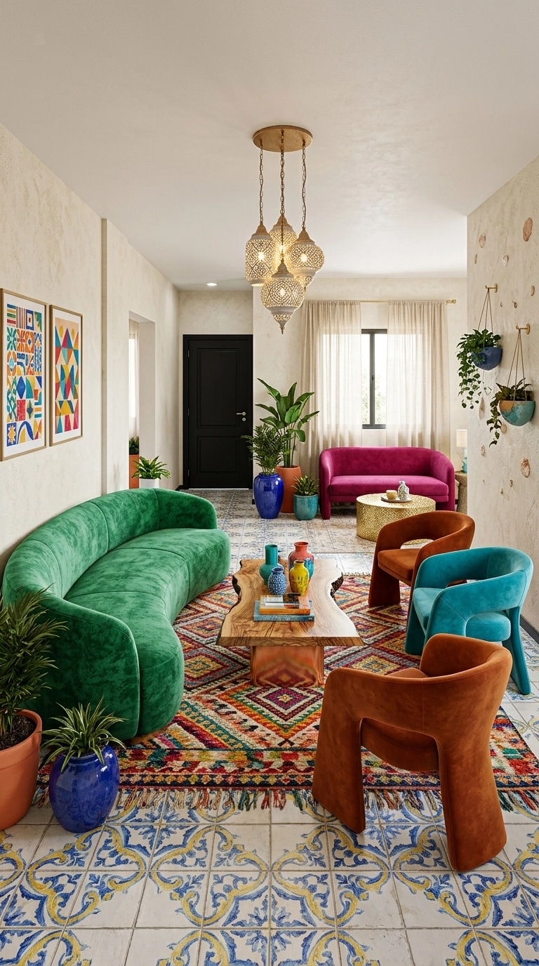 Interior design in Mediterranean style — Living Room by GenRoom AI