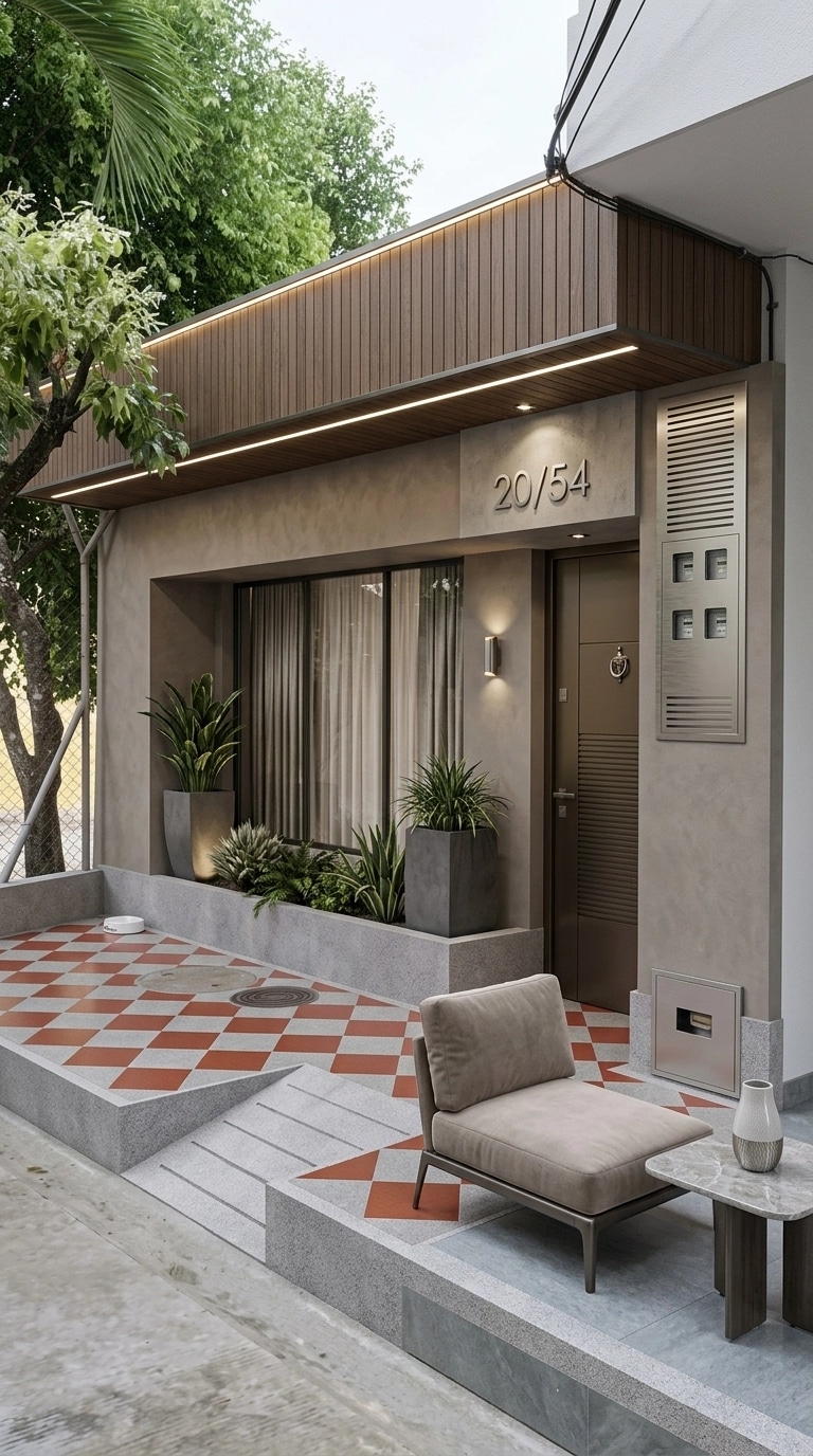Contemporary Facade Facade design — facade photo by GenRoom AI