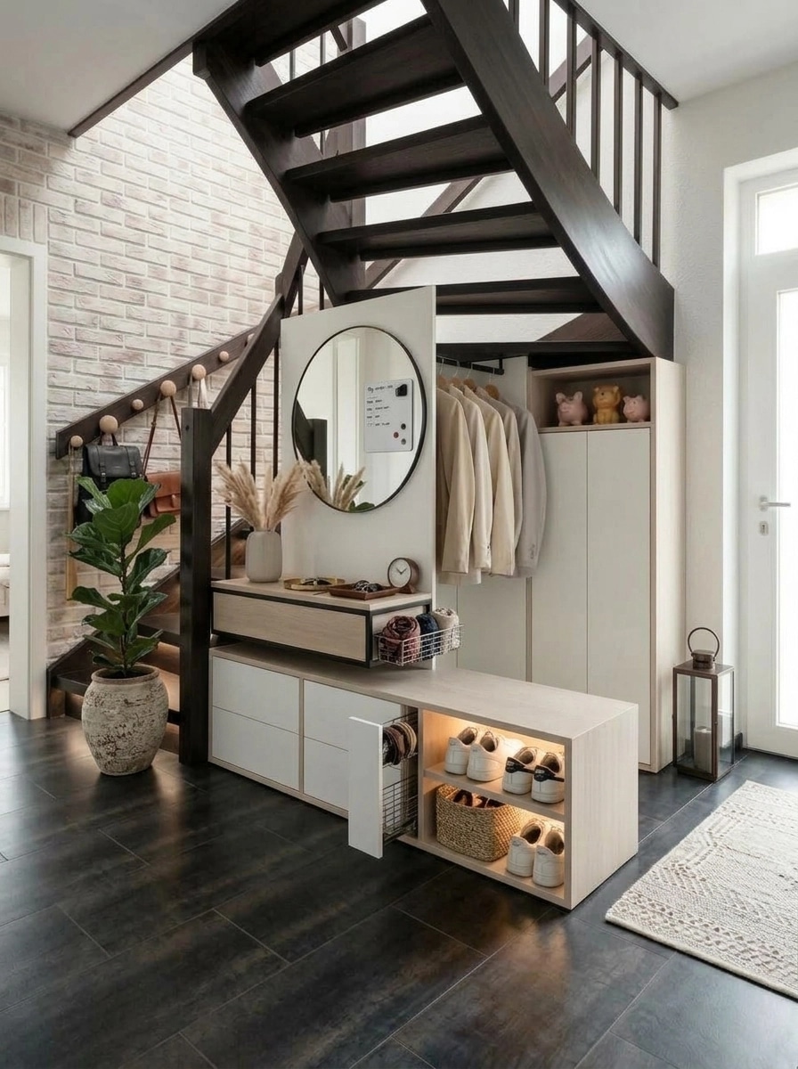 Interior design in Scandinavian style — Hallway by GenRoom AI