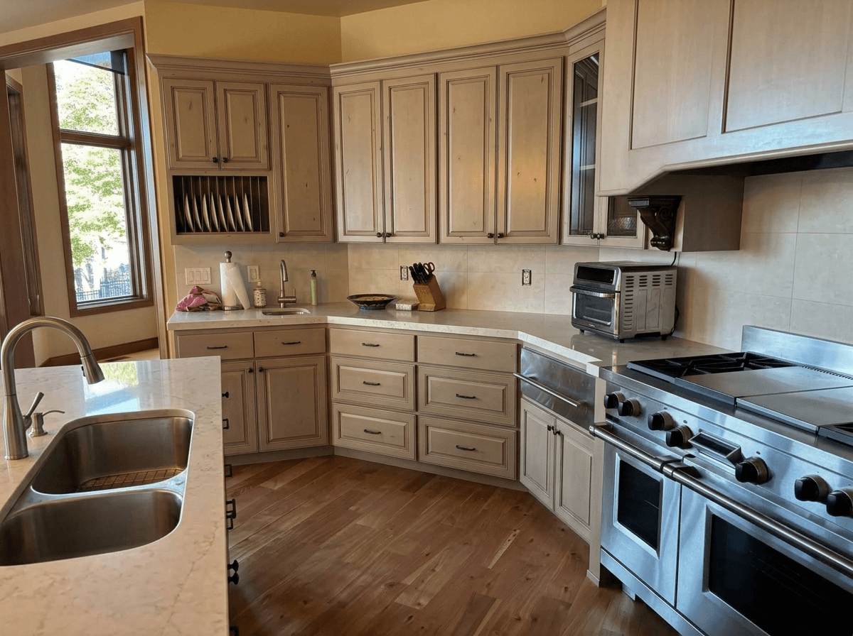 Kitchen interior in no_style style — photo by GenRoom AI