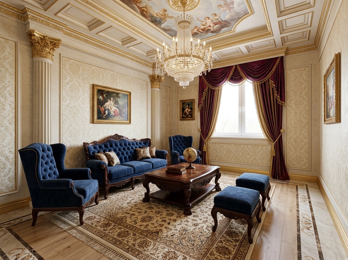 Interior design in British style — Bedroom by GenRoom AI