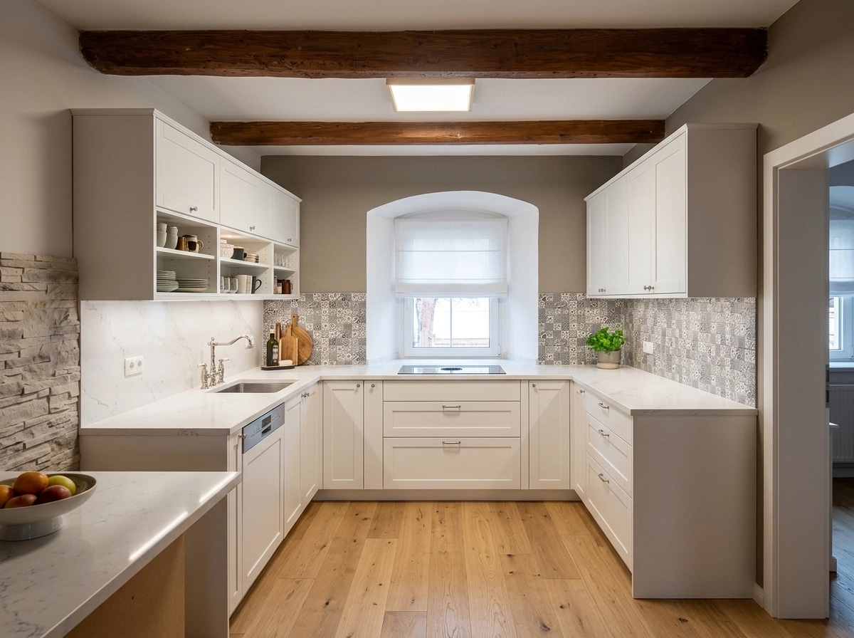 Interior design in Transitional style — Kitchen by GenRoom AI