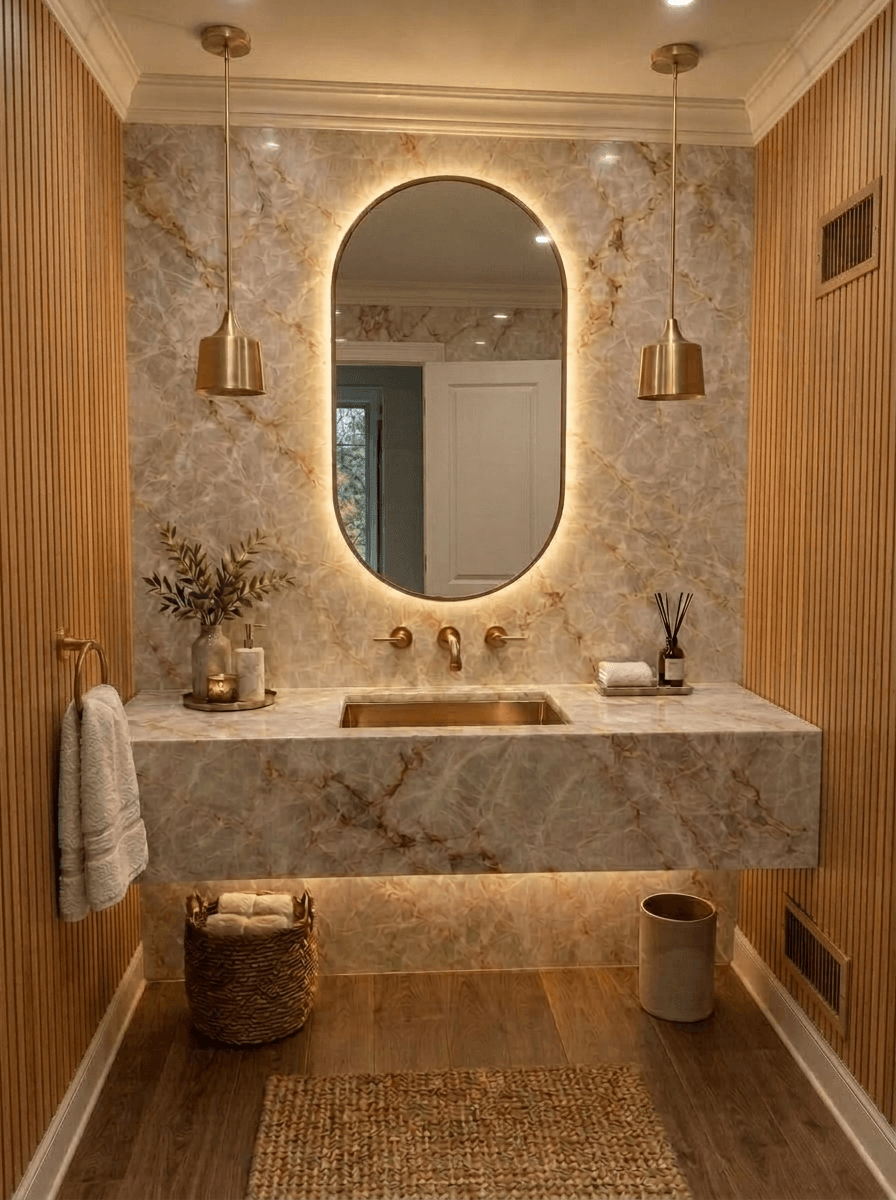 Bathroom interior in no_style style — photo by GenRoom AI