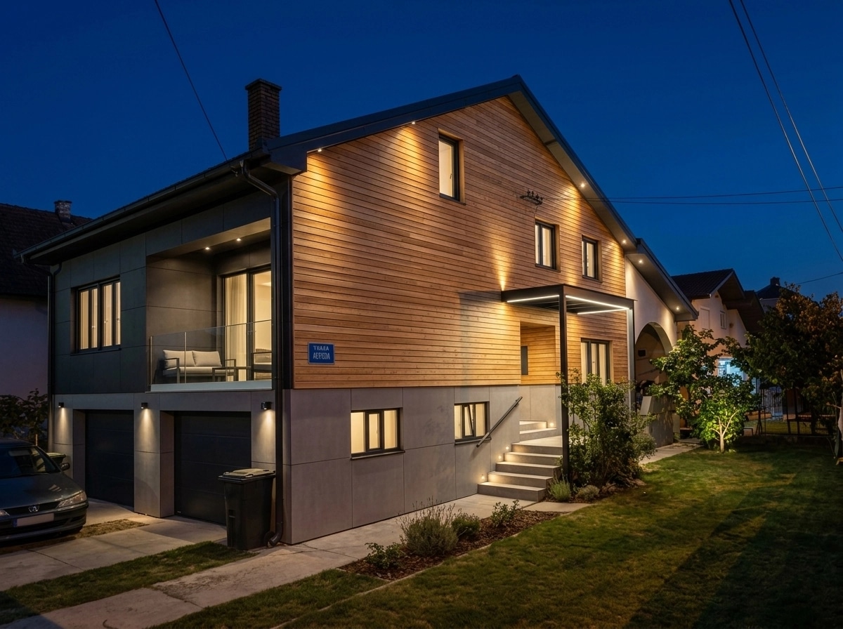 Contemporary Facade Facade design — facade photo by GenRoom AI