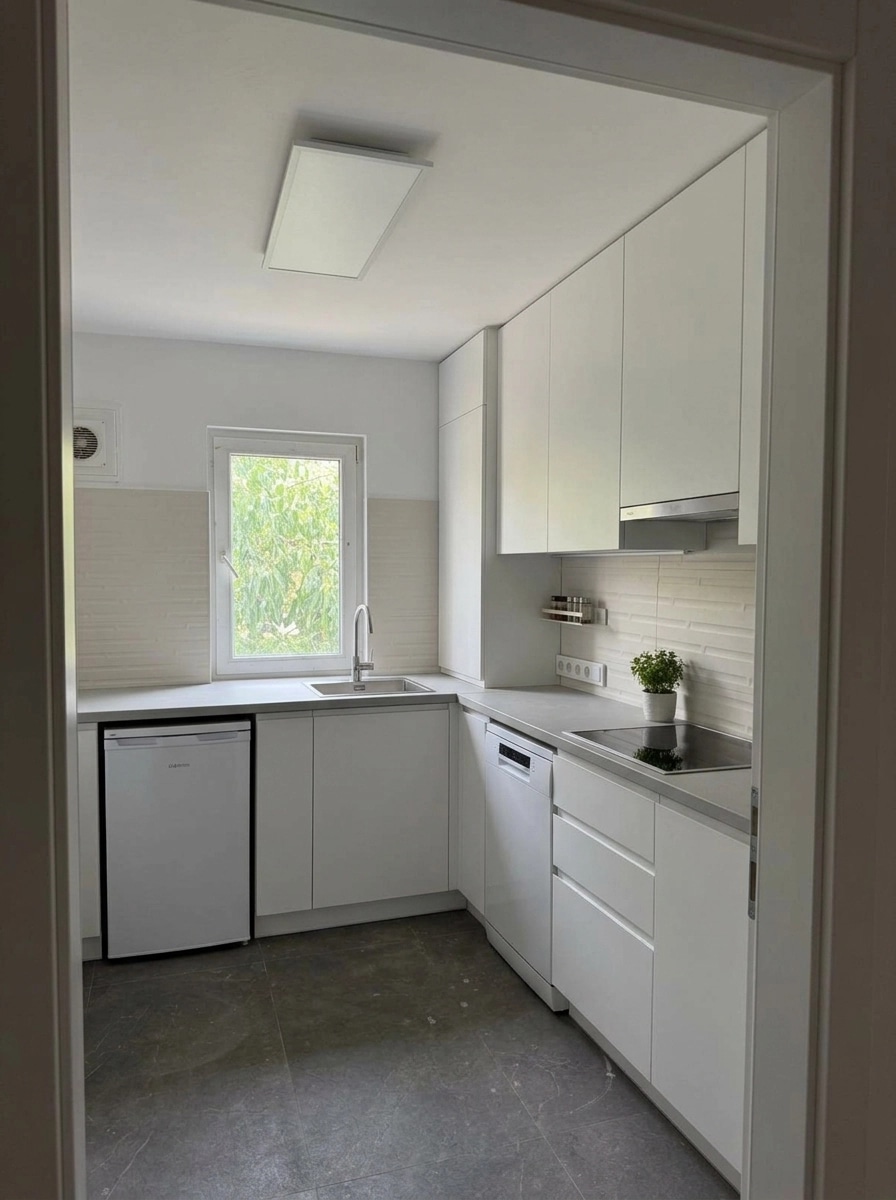 Minimalism Kitchen design — interior photo by GenRoom AI
