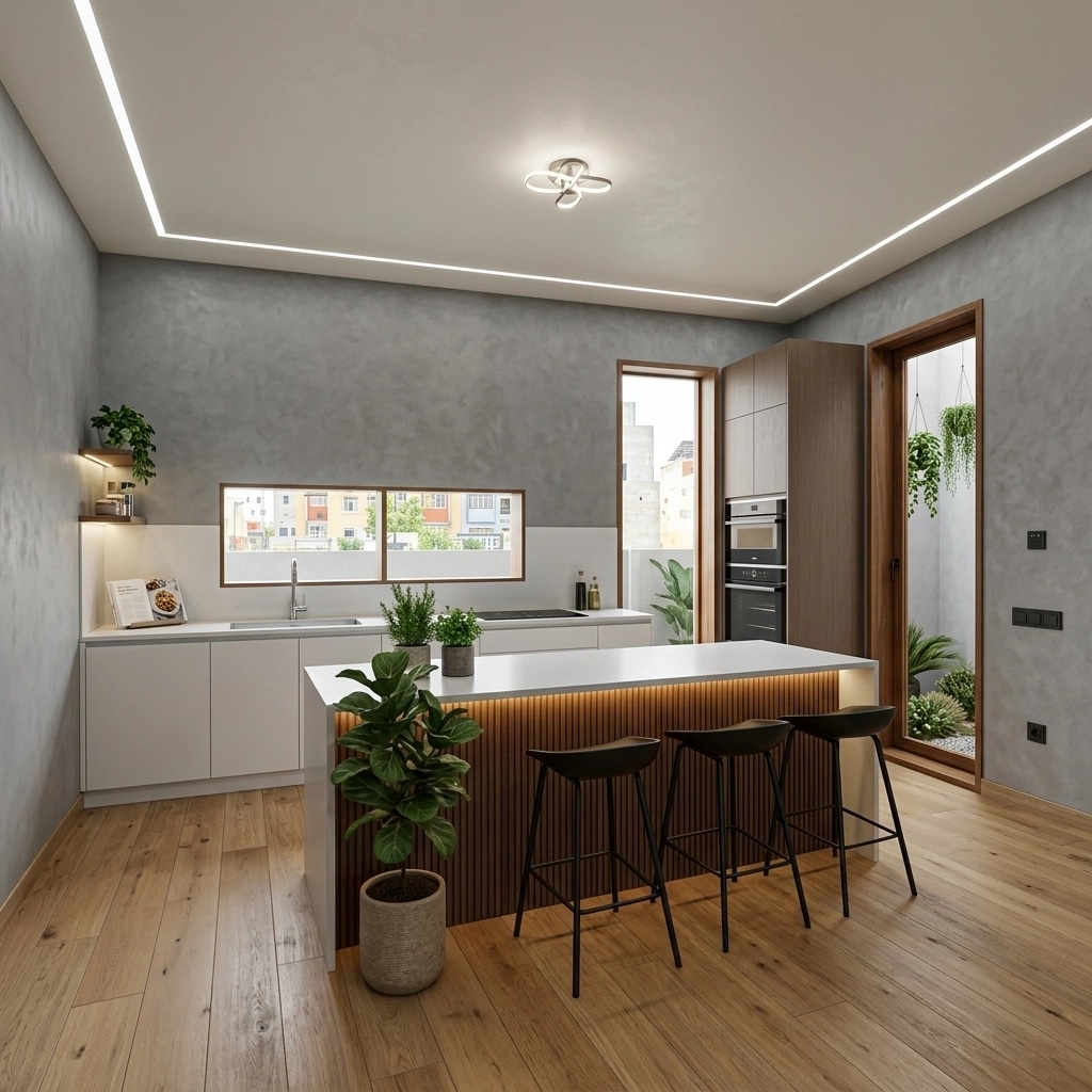 Contemporary Kitchen design — interior photo by GenRoom AI