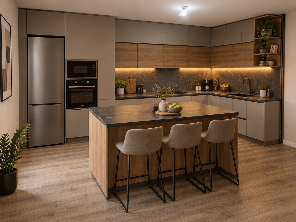 Contemporary Kitchen design — interior photo by GenRoom AI
