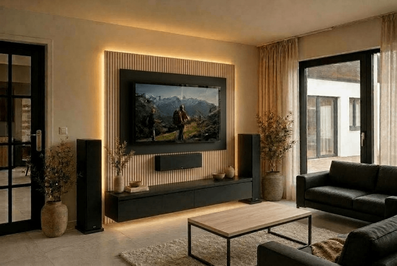 Interior design in Japandi style — Living Room by GenRoom AI
