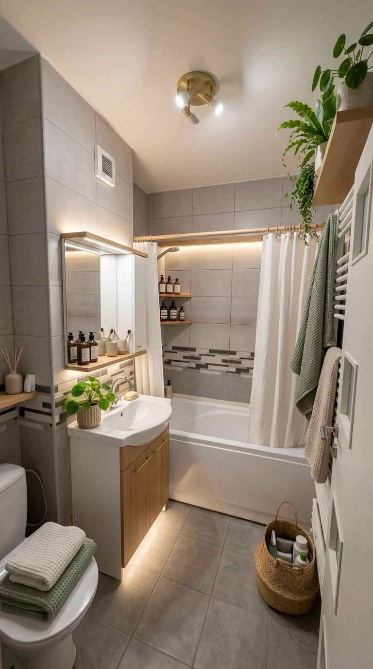 Interior design in Scandinavian style — Bathroom by GenRoom AI