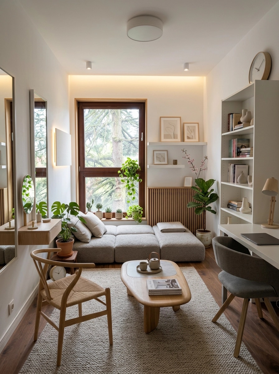 Scandinavian Living Room design — interior photo by GenRoom AI