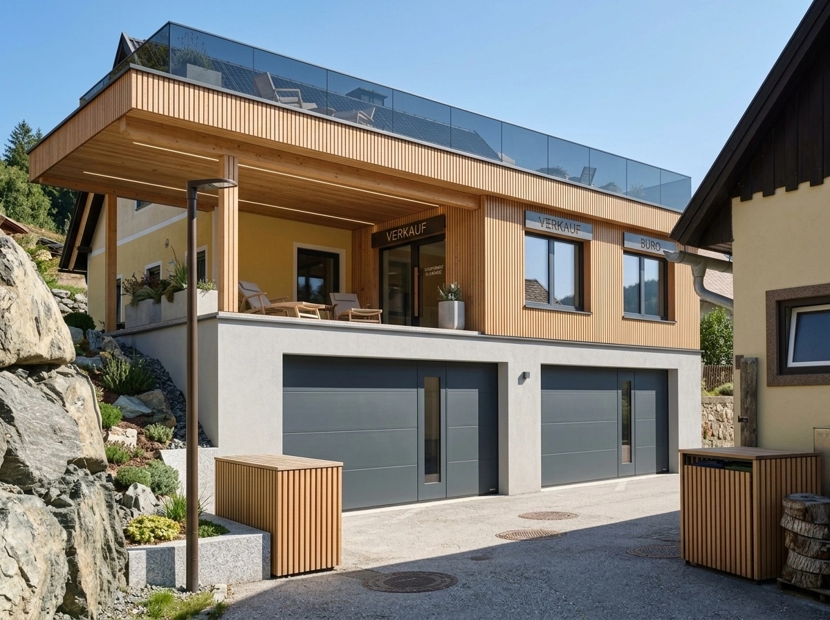 Scandinavian Facade Facade design — facade photo by GenRoom AI