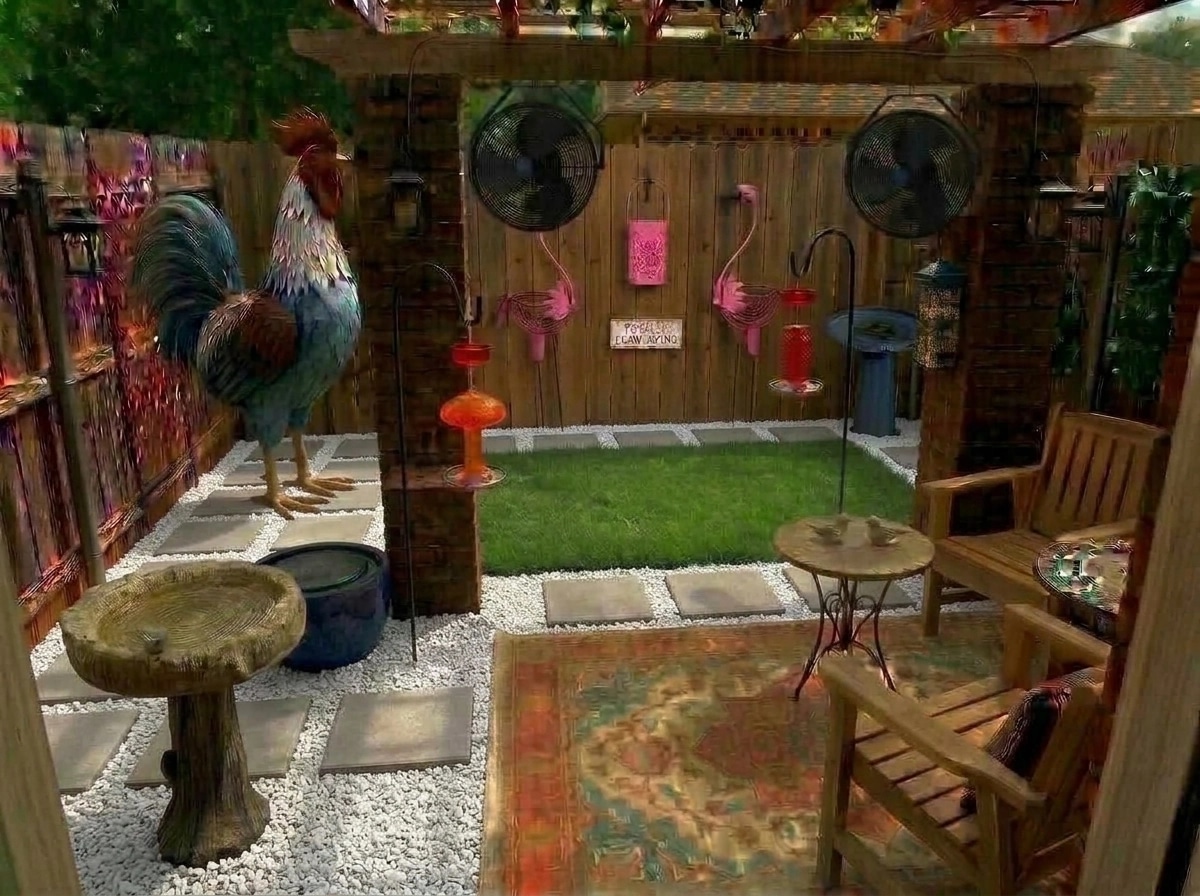 Landscape design in Mediterranean Yard style — Yard by GenRoom AI