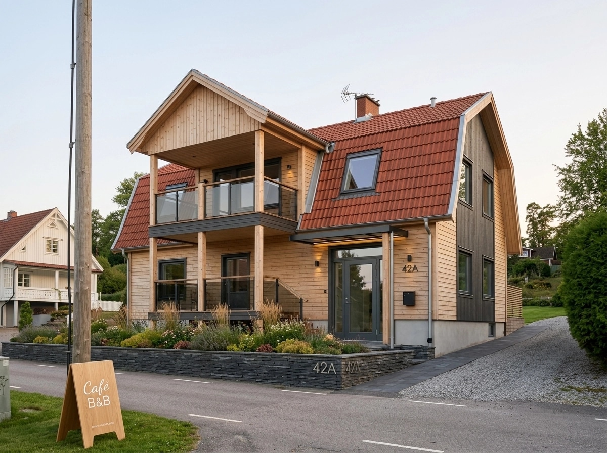 Scandinavian Facade Facade design — facade photo by GenRoom AI