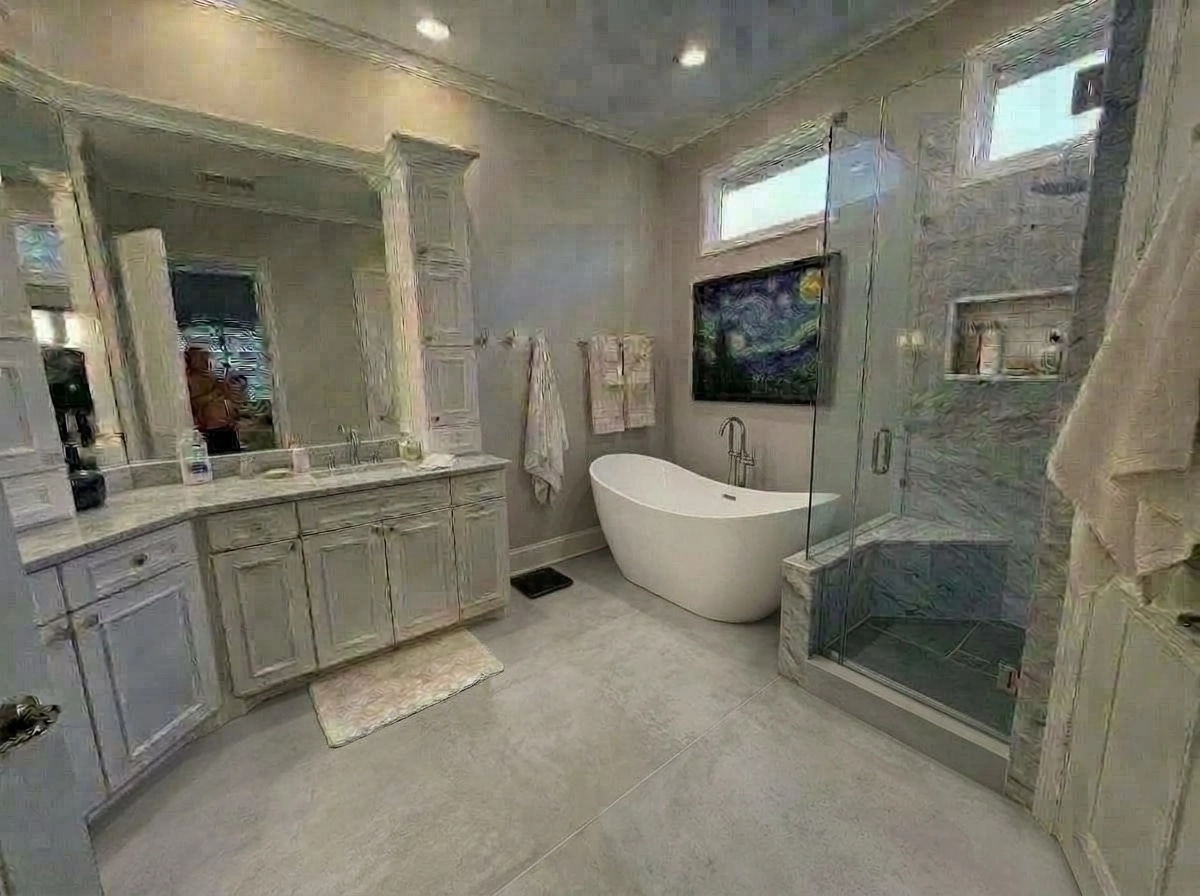 Bathroom interior in no_style style — photo by GenRoom AI