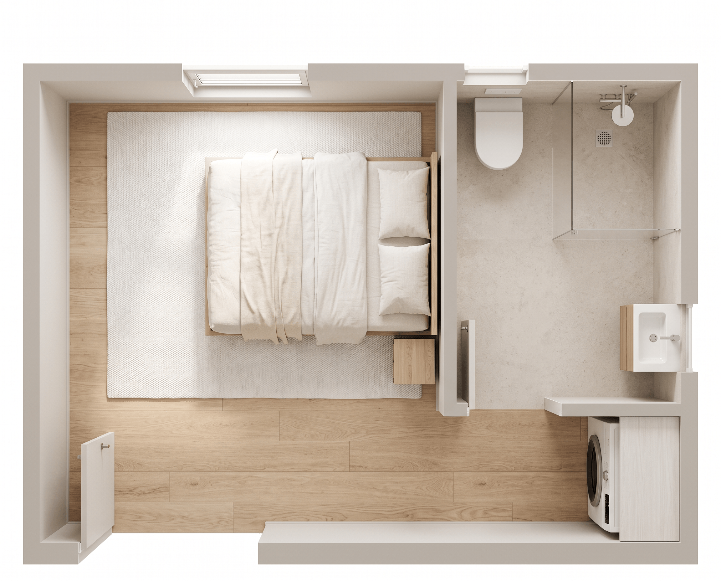 Interiördesign i stilen Minimalism — Vardagsrum av GenRoom AI
