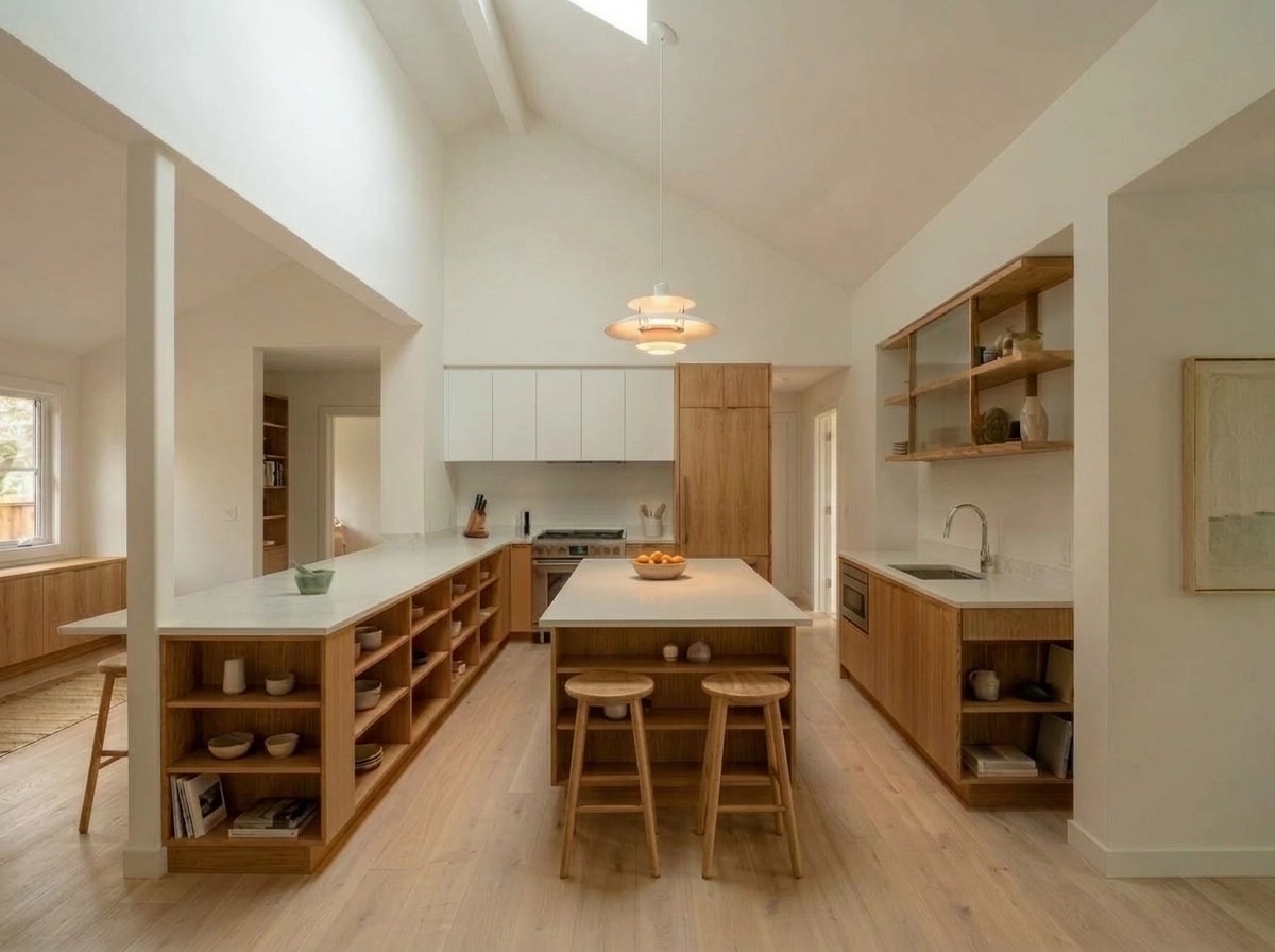 Interior design in Scandinavian style — Kitchen by GenRoom AI