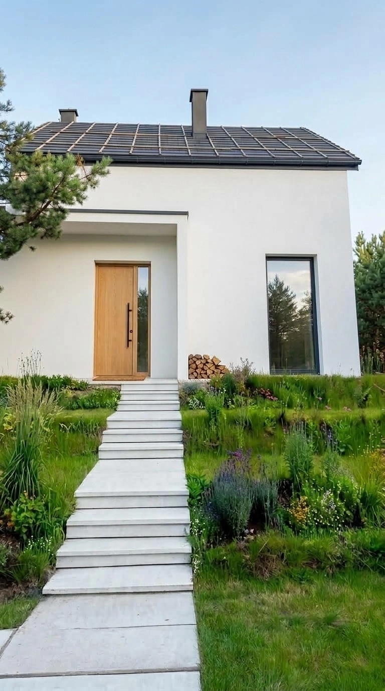 Scandinavian Facade Facade design — facade photo by GenRoom AI
