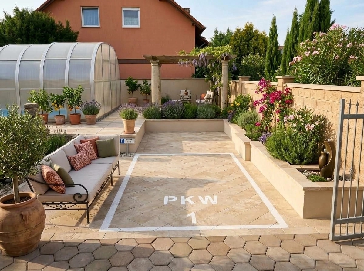 Mediterranean Yard Yard design — yard photo by GenRoom AI