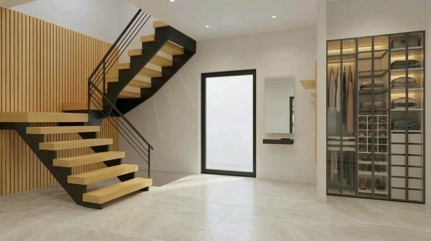 Hallway interior in no_style style — photo by GenRoom AI