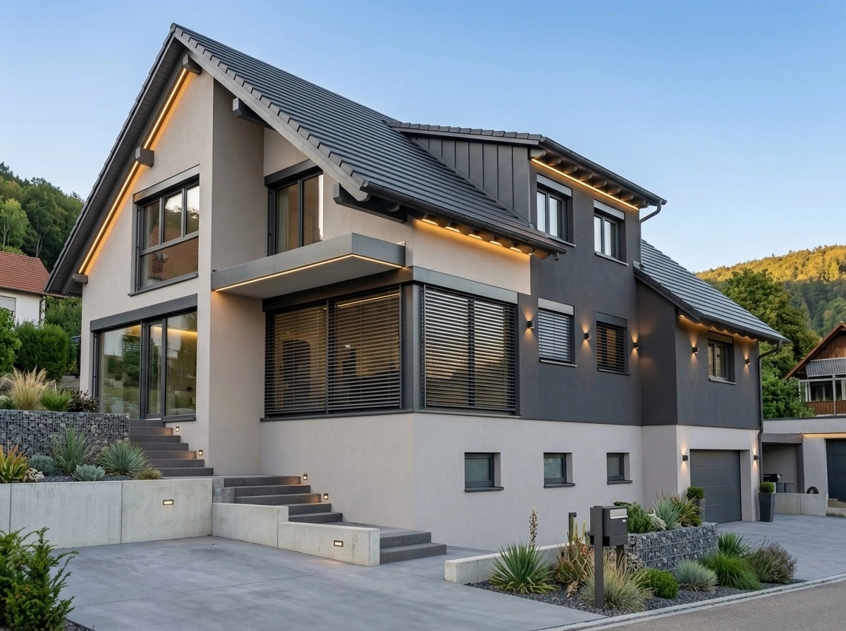 Contemporary Facade Facade design — facade photo by GenRoom AI