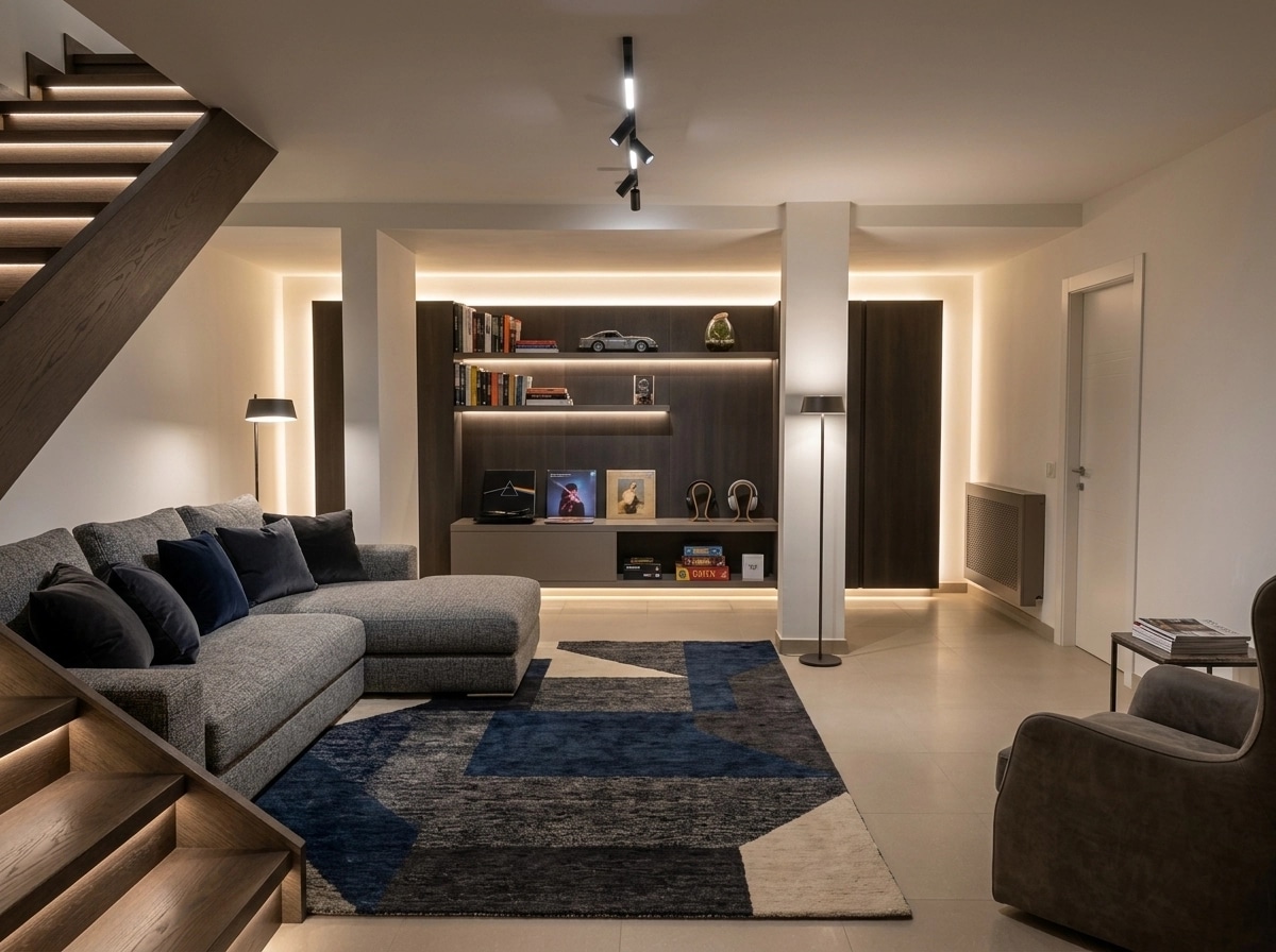 Interior design in Contemporary style — Living Room by GenRoom AI