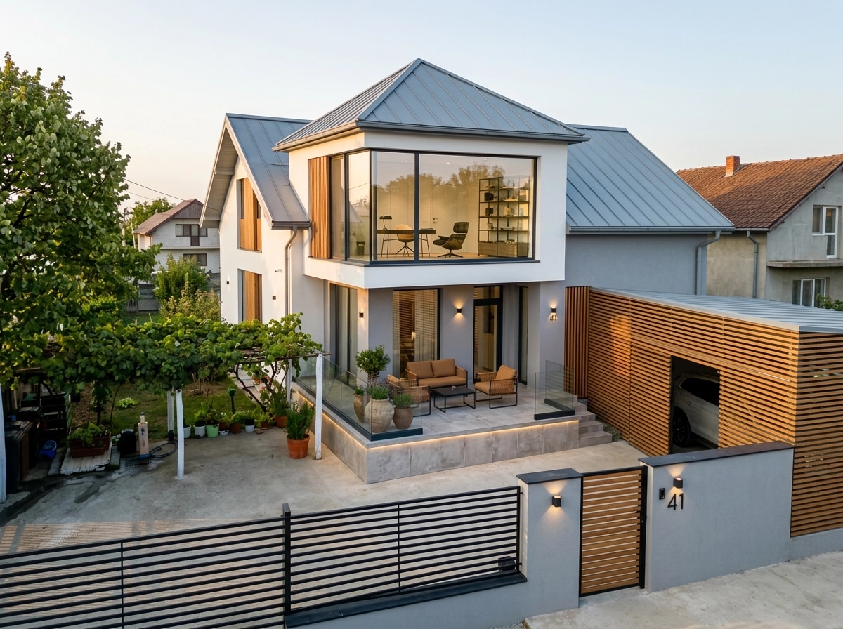 Contemporary Facade Facade design — facade photo by GenRoom AI